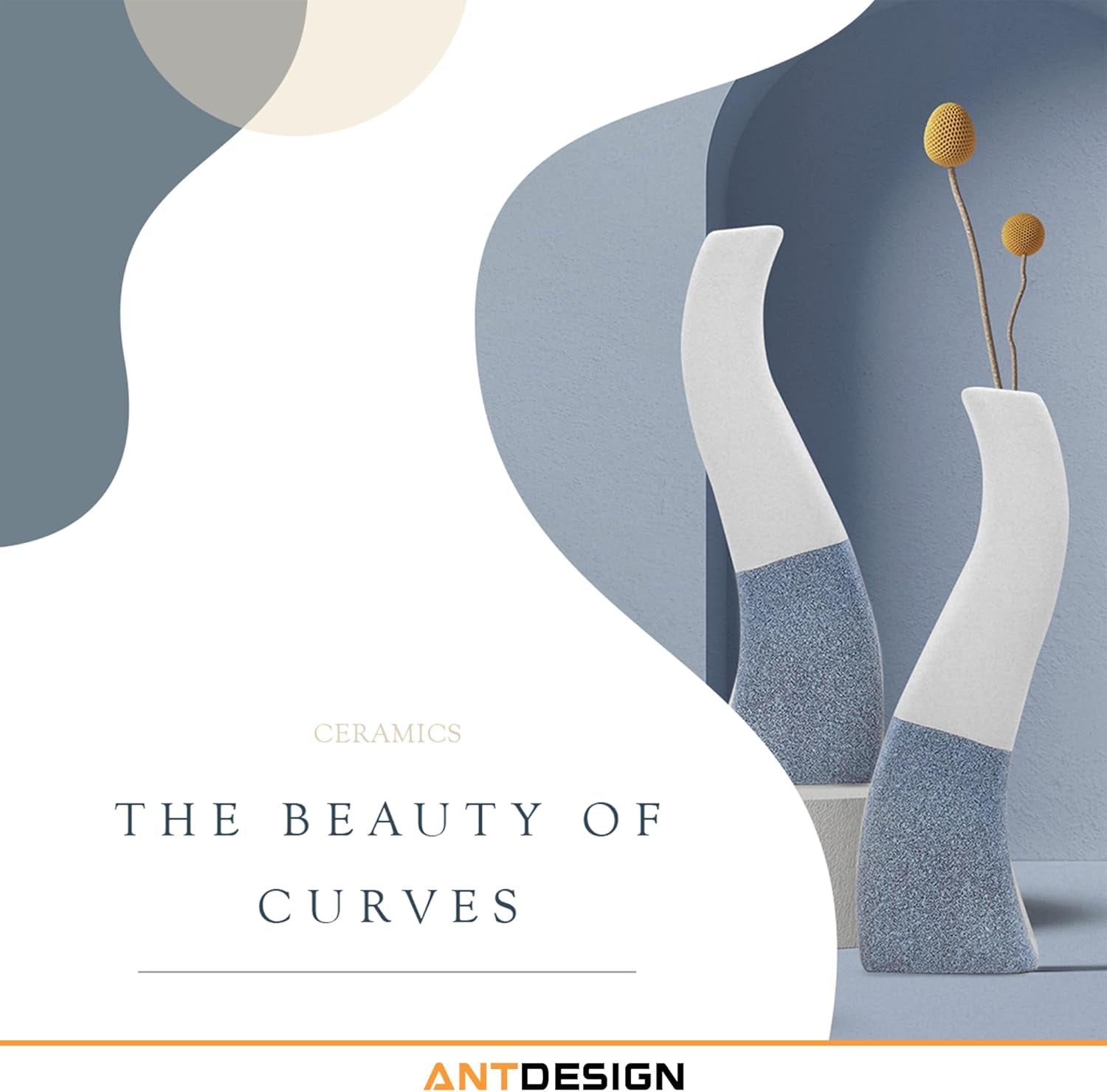 5-Piece Ceramic Bathroom Accessory Set | Soap Dispenser, Soap Dish, Toothbrush Holder & Vase for Modern Bathroom Décor