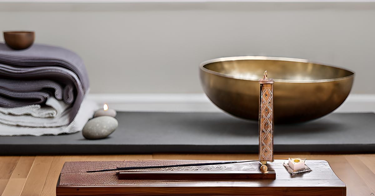 Wooden Incense Burner Tower | Stick & Cone Holder for Meditation & Home Fragrance