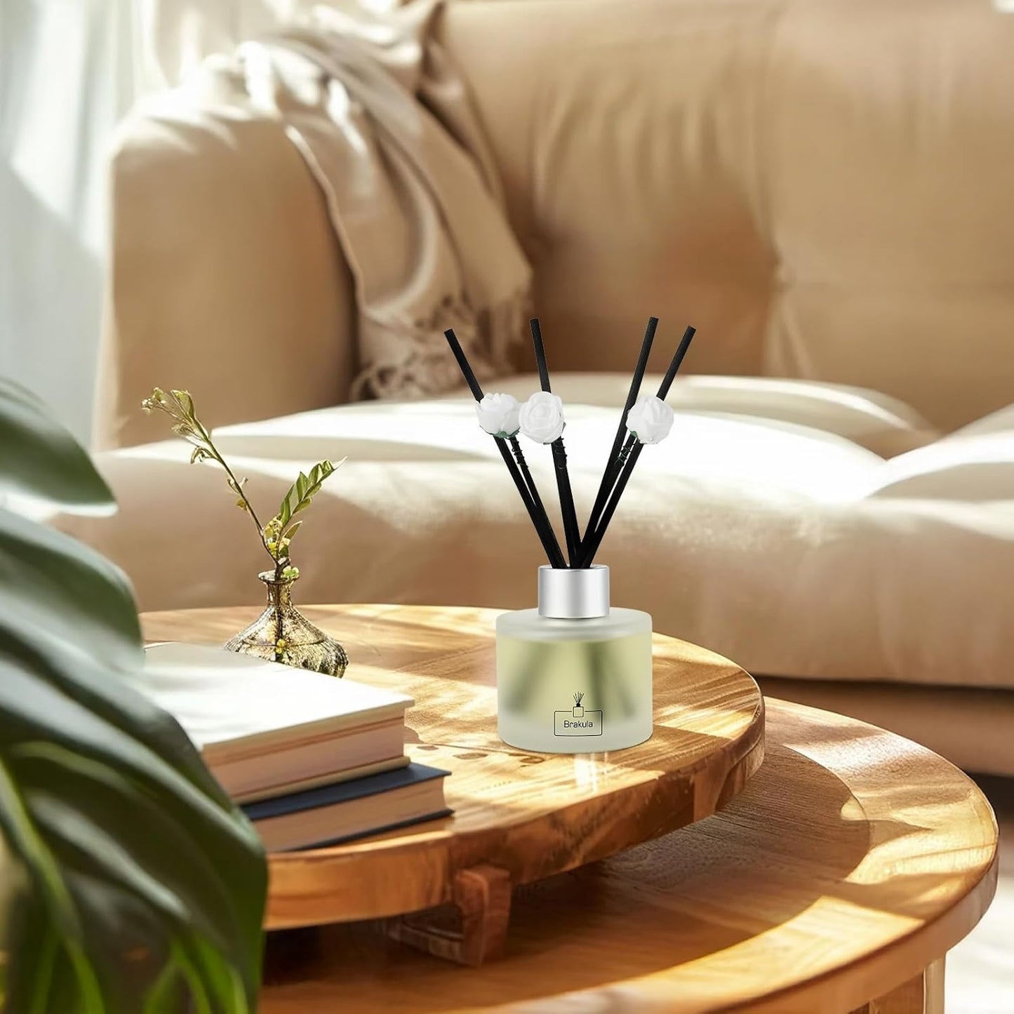 2-Pack Reed Diffuser Set | 6.76 Fl Oz Home & Bathroom Fragrance with 14 Sticks