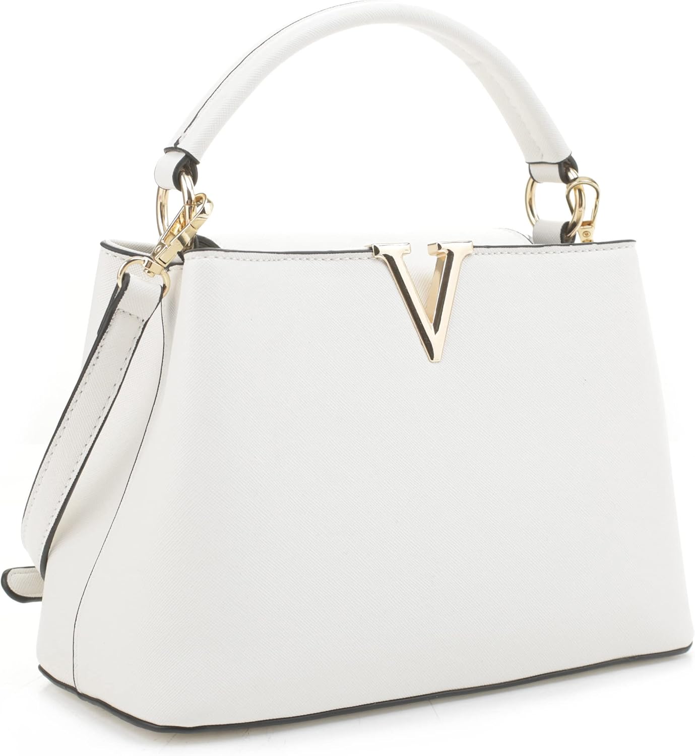Women’s Small Satchel Bag | Classic Top Handle Crossbody Handbag with Shoulder Strap