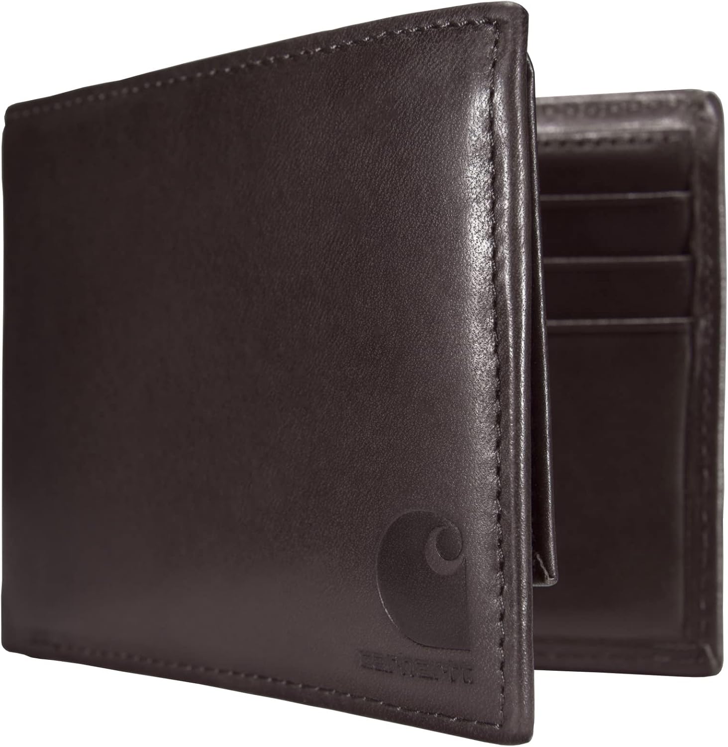 Carhartt Men’s Oil Tan Leather Wallet | Durable Genuine Leather Wallets in Multiple Styles