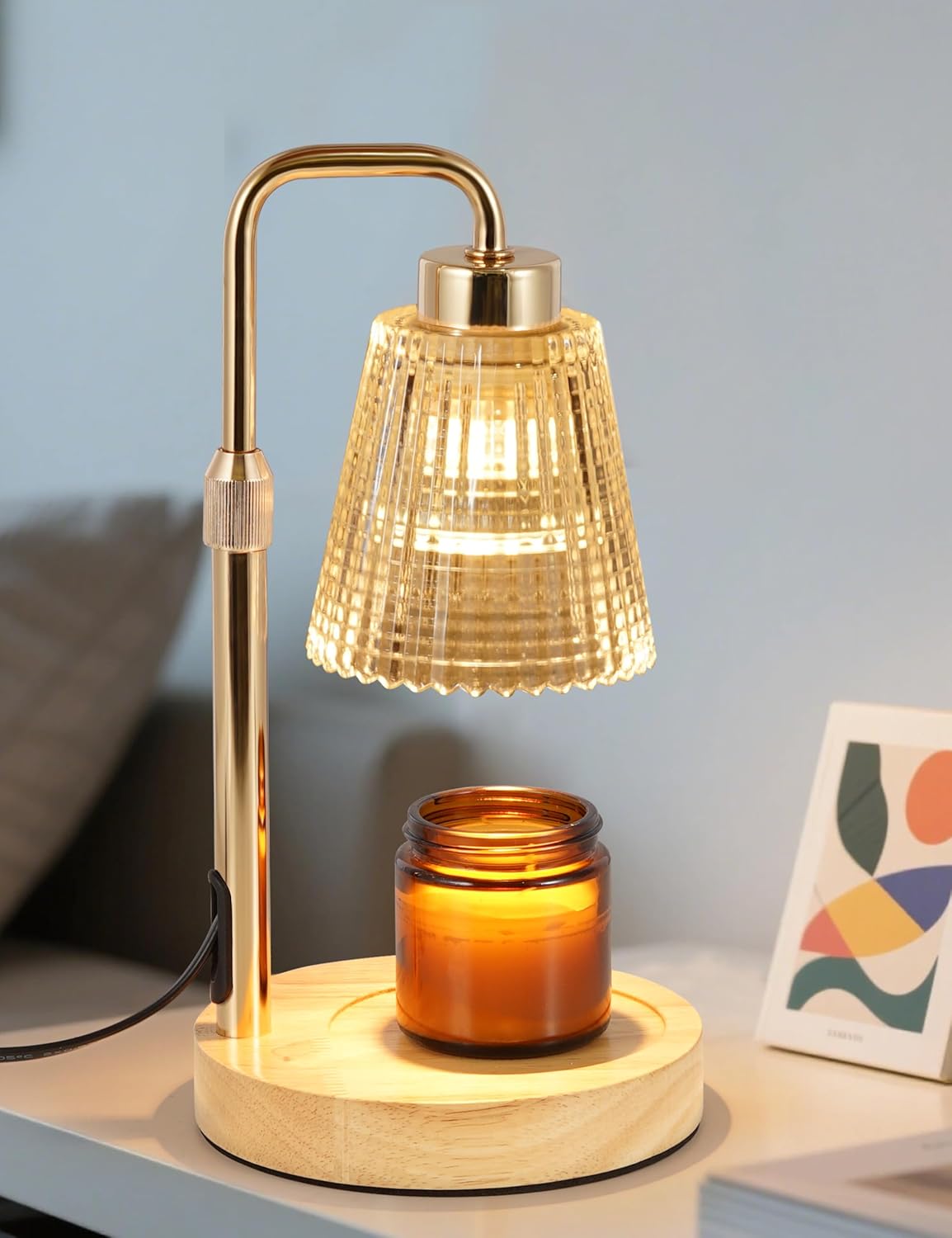 Candle Warmer Lamp with Timer & Dimmable Light – Wax Melt & Jar Candle Warmer