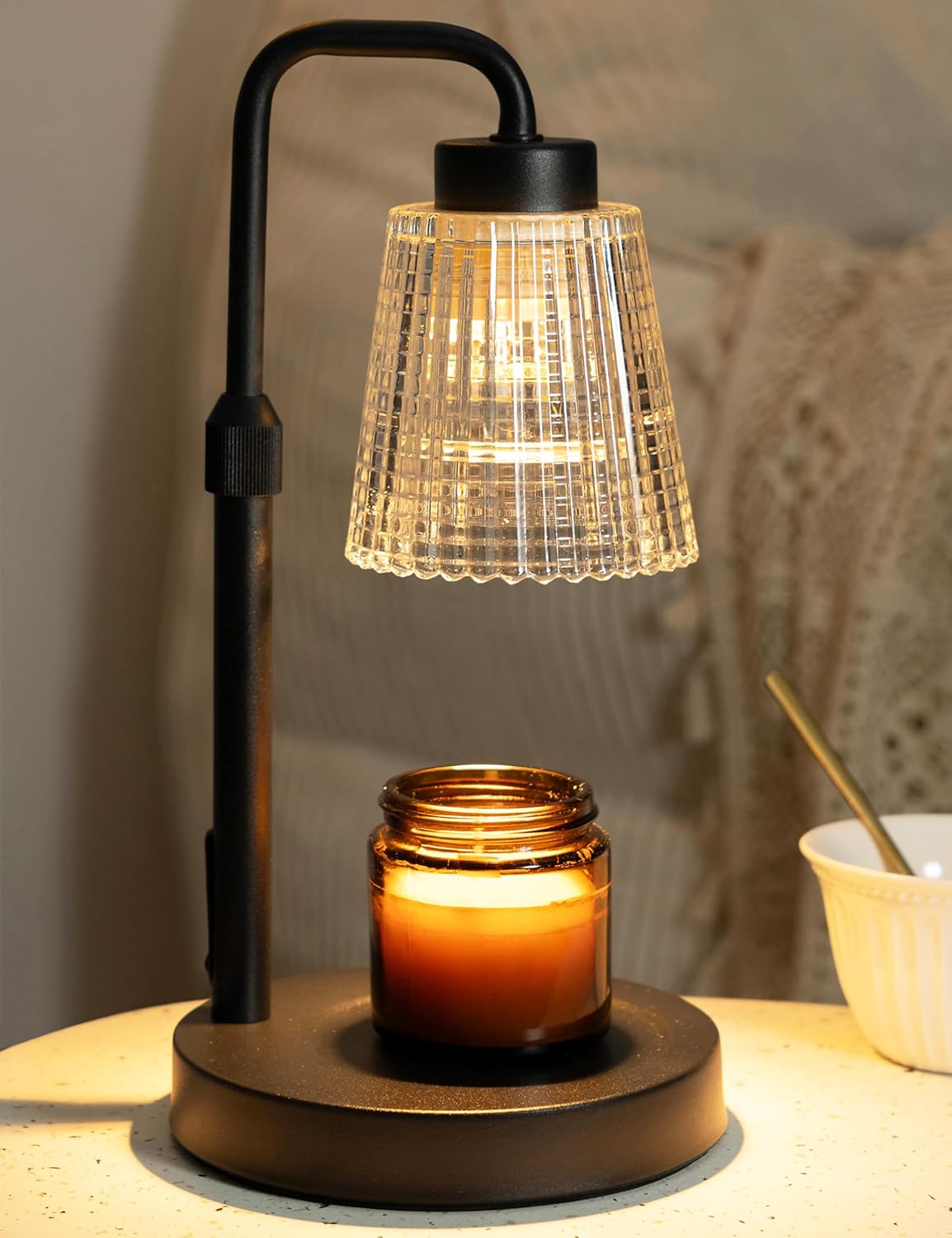 Candle Warmer Lamp with Timer & Dimmable Light – Wax Melt & Jar Candle Warmer