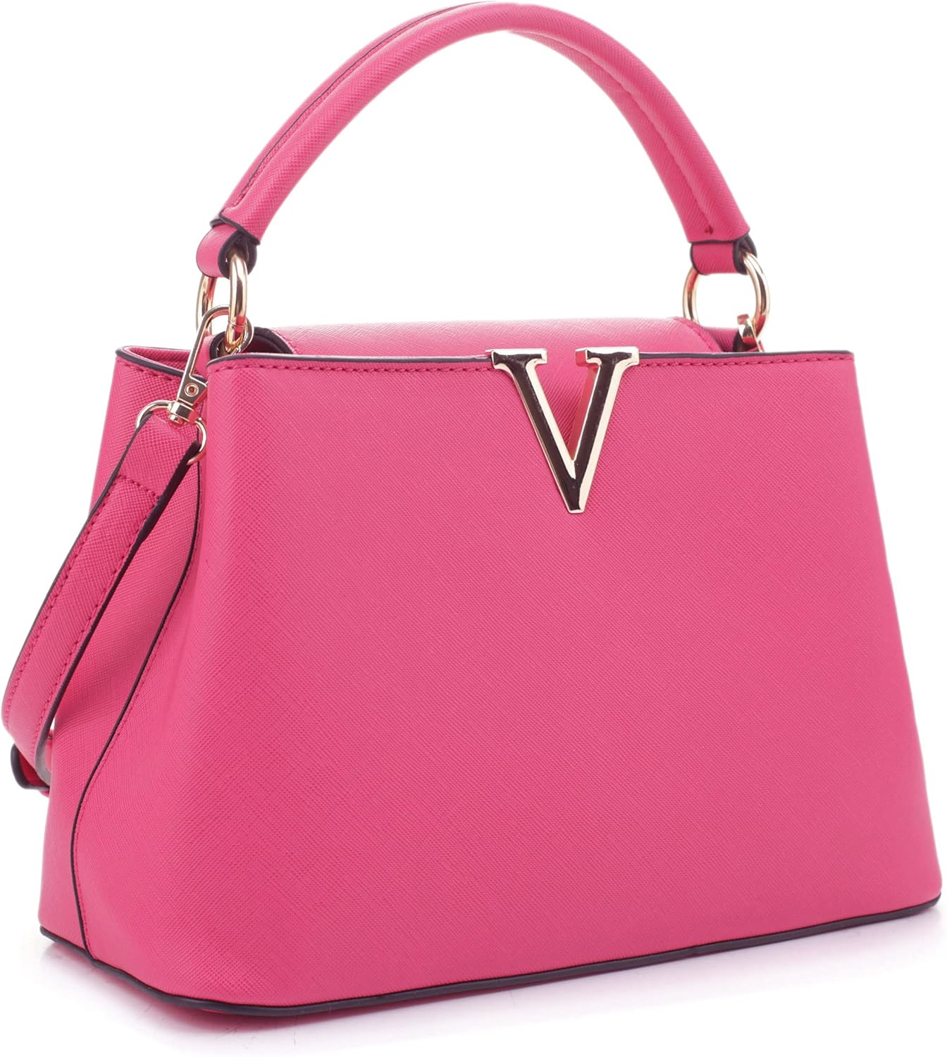 Women’s Small Satchel Bag | Classic Top Handle Crossbody Handbag with Shoulder Strap