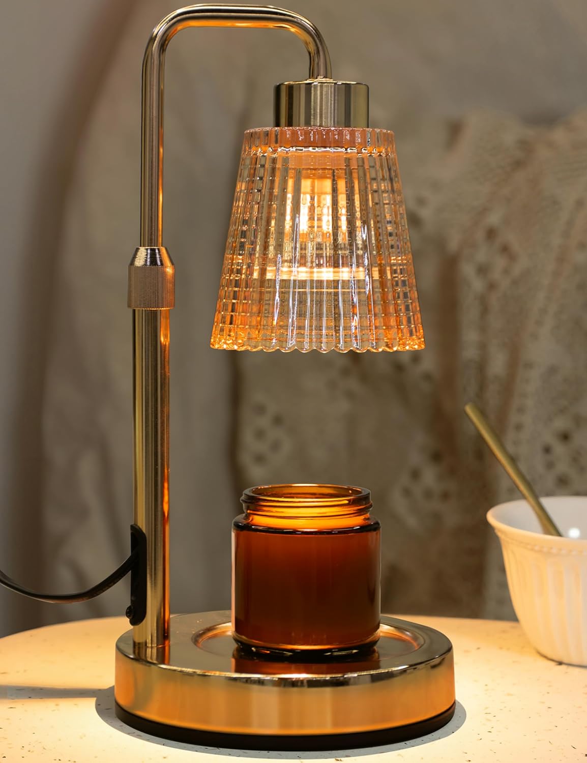 Candle Warmer Lamp with Timer & Dimmable Light – Wax Melt & Jar Candle Warmer