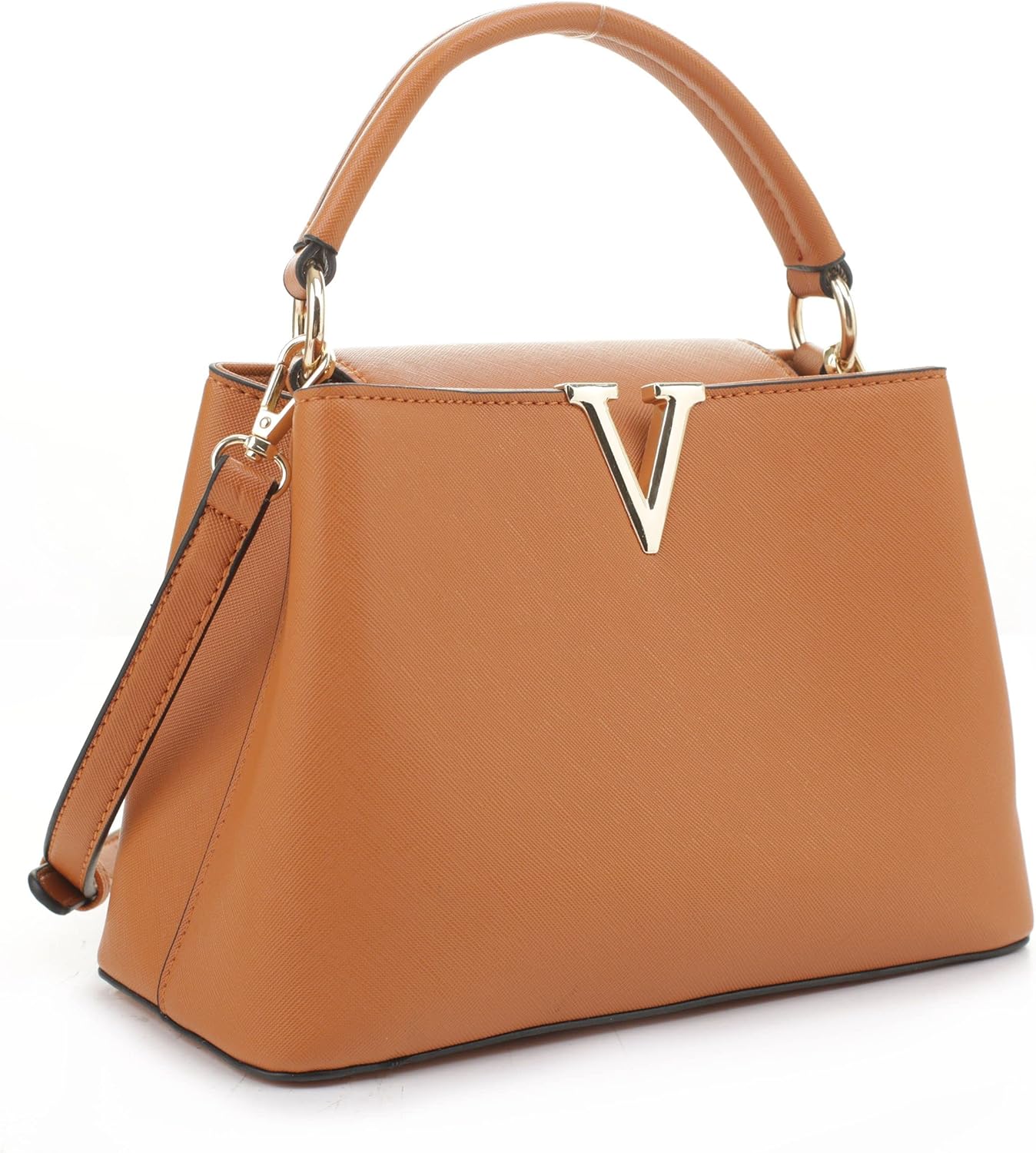 Women’s Small Satchel Bag | Classic Top Handle Crossbody Handbag with Shoulder Strap
