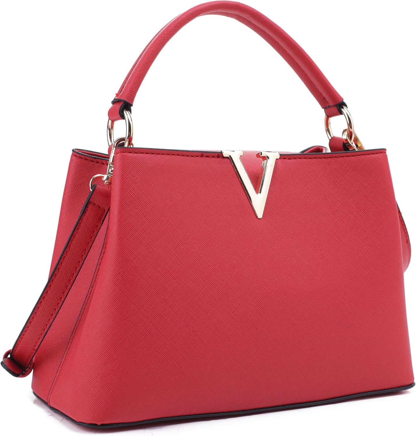 Women’s Small Satchel Bag | Classic Top Handle Crossbody Handbag with Shoulder Strap