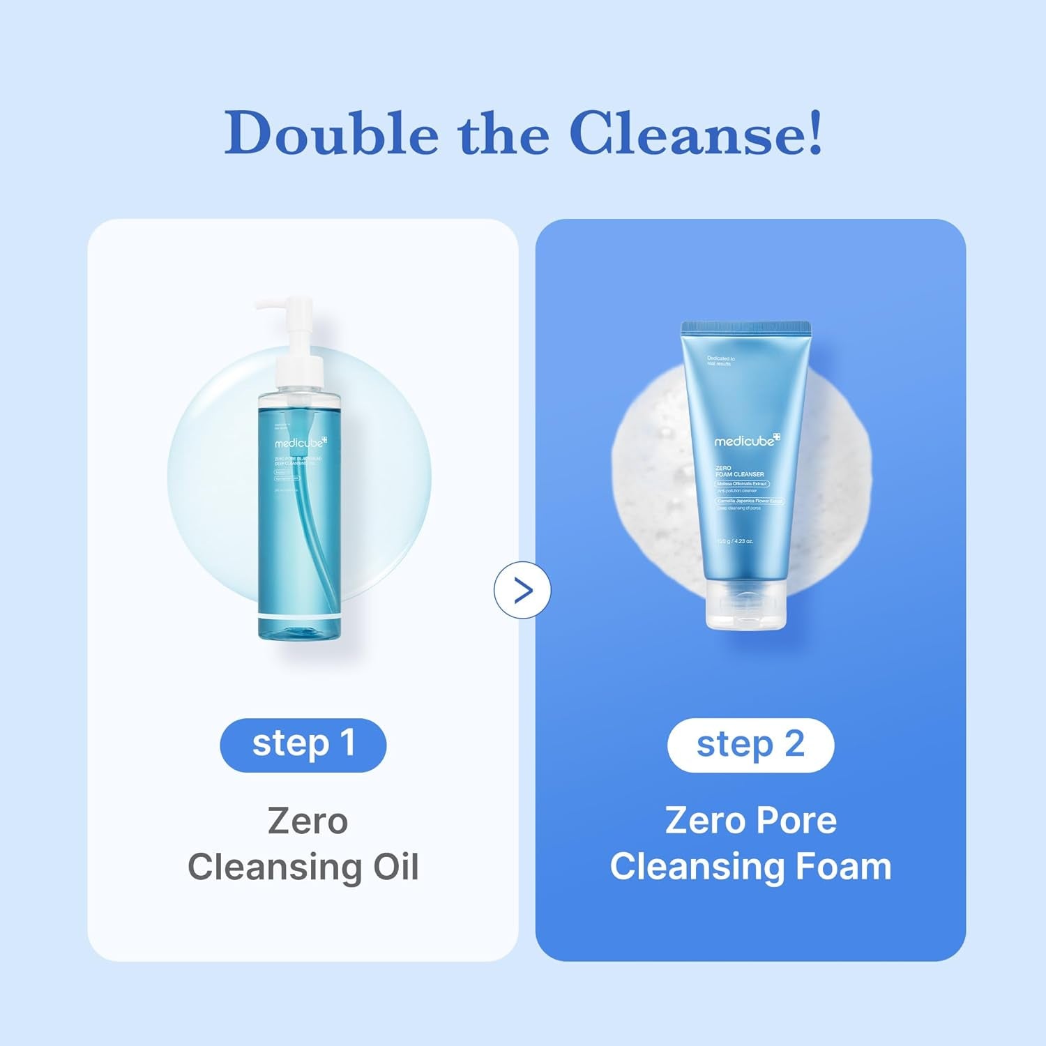 Zero Foam Cleanser for Sensitive Skin | Korean Facial Cleanser for Sebum Control, Pore Care & Moisture Balance