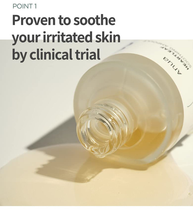 Heartleaf 80 Soothing Ampoule |Hydrating Korean Facial Serum with Panthenol & Hyaluronic Acid, Vegan Lightweight Essence 30ml