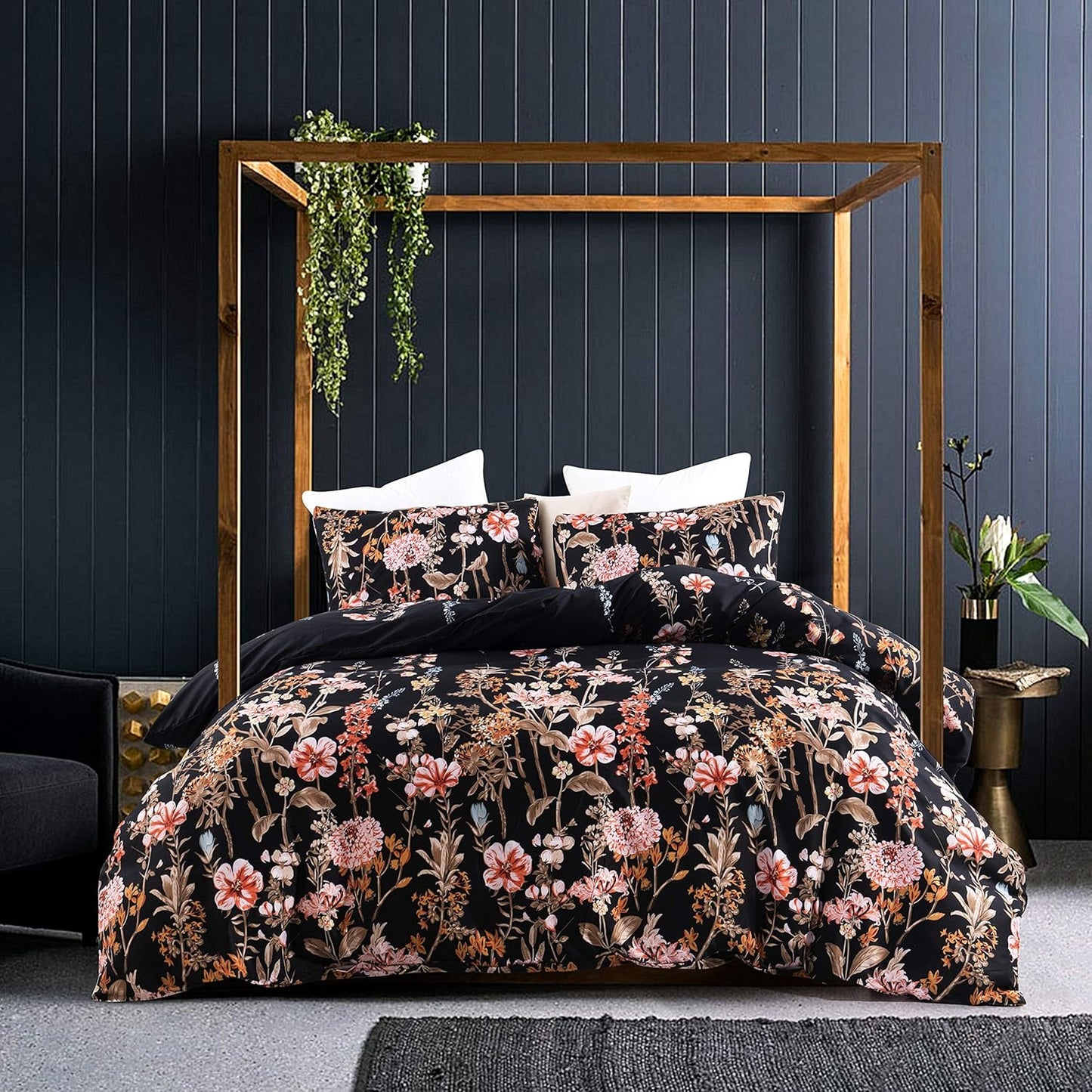Bohemian Duvet Cover Set | Lightweight Duvet Cover with Pillow Sham