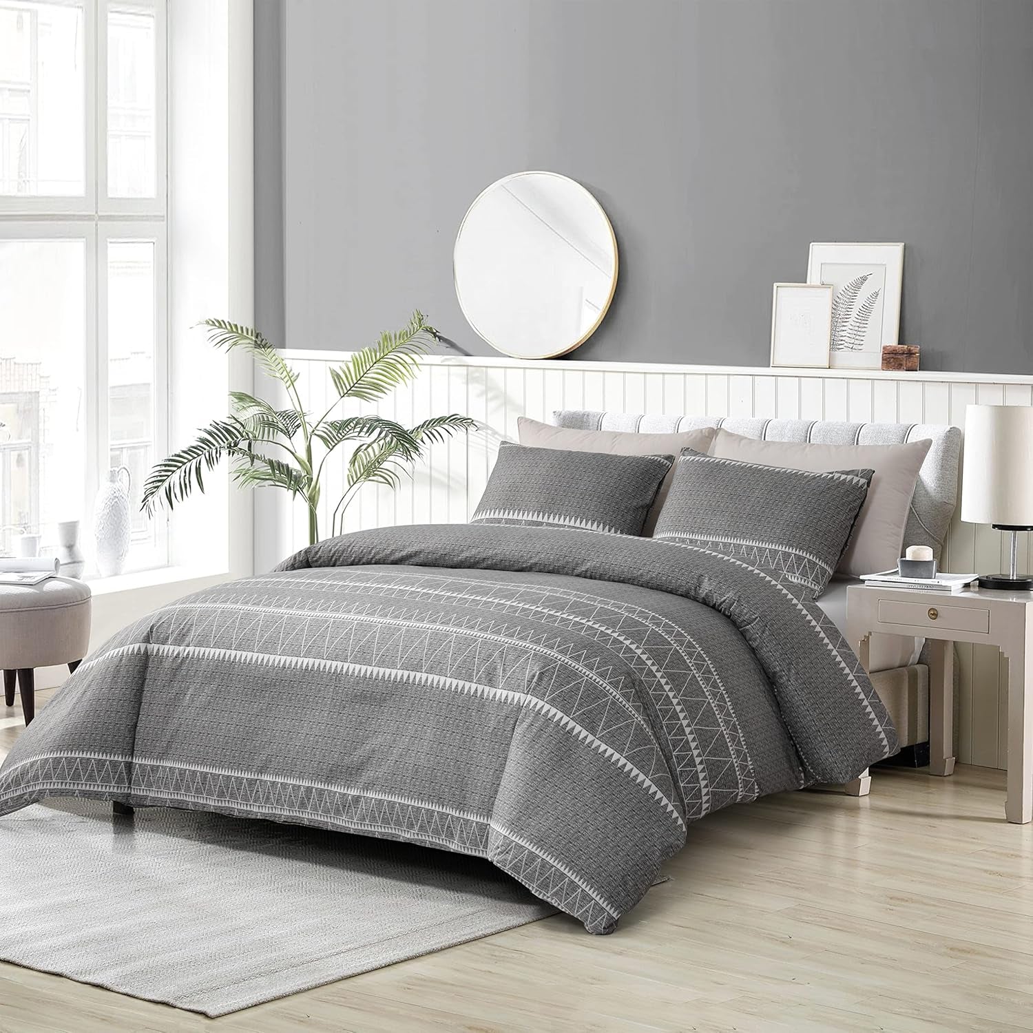 Bohemian Duvet Cover Set | Lightweight Duvet Cover with Pillow Sham