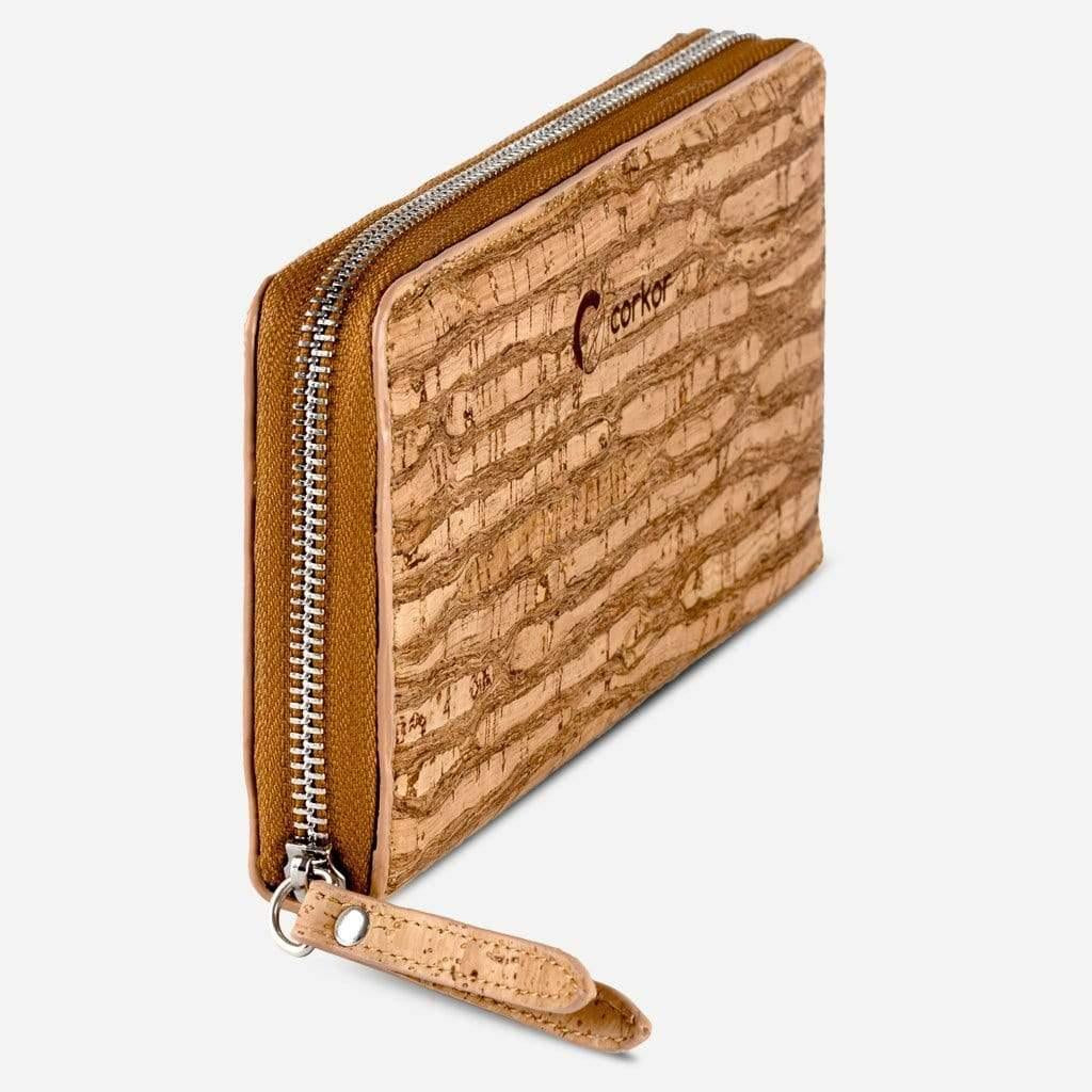 Women’s Long Cork Wallet | Eco-Friendly Slim Design