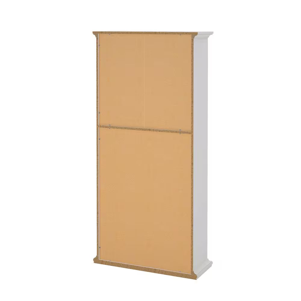 Sonoma White 5-Shelf Bookcase | Modern Open Storage Display