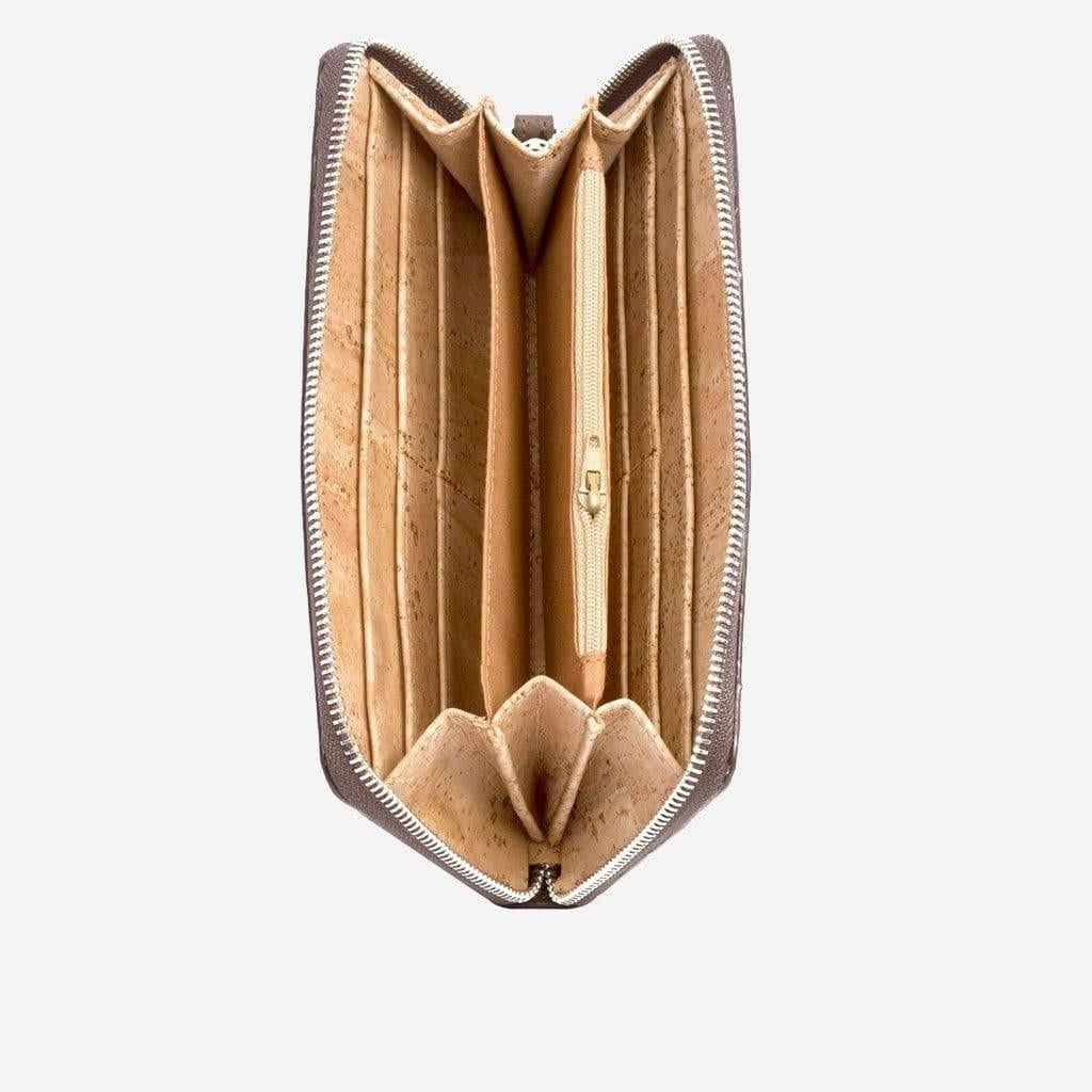 Women’s Long Cork Wallet | Eco-Friendly Slim Design