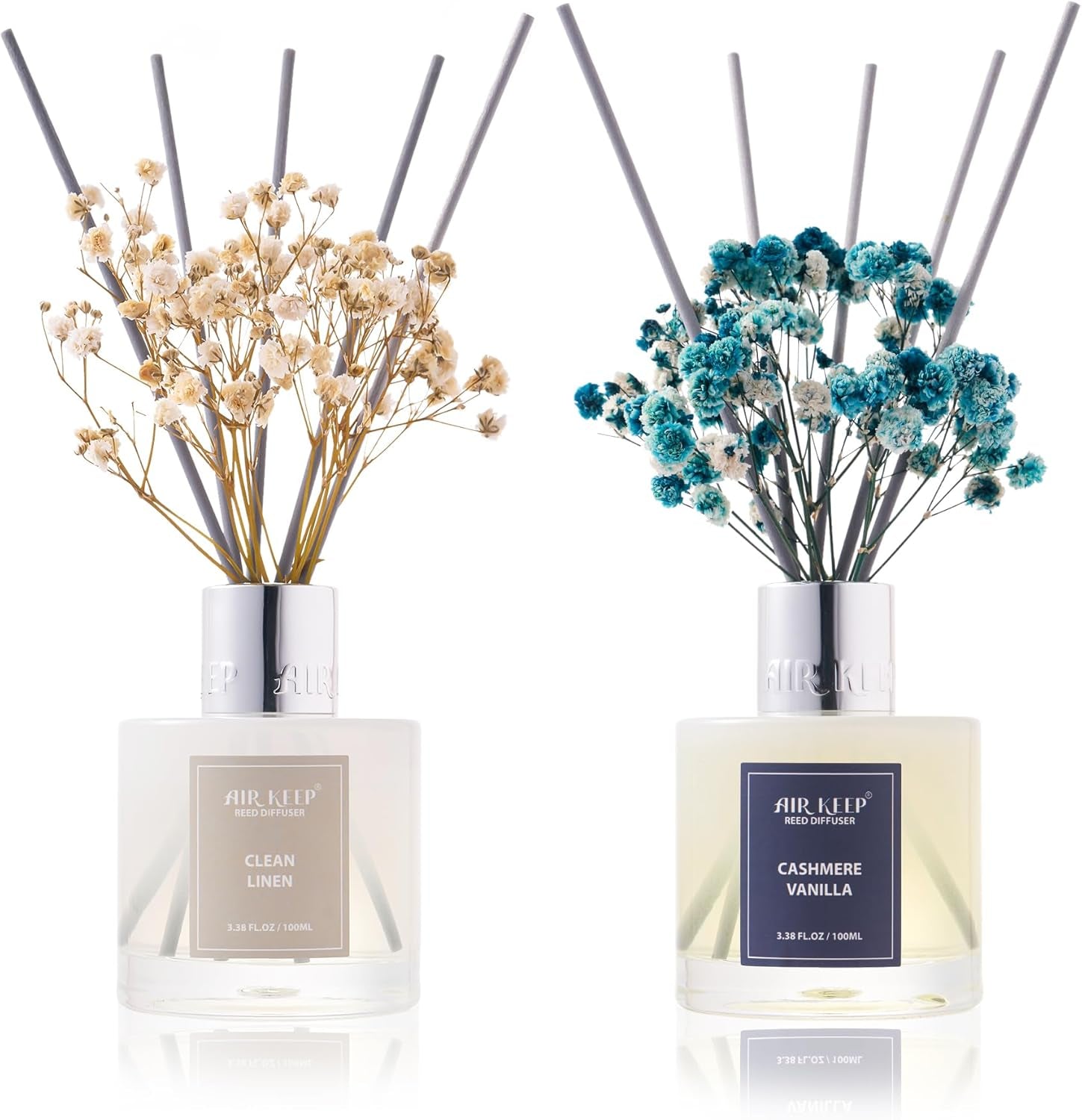 Clean Linen Reed Diffuser Set | Home Fragrance & Bathroom Decor