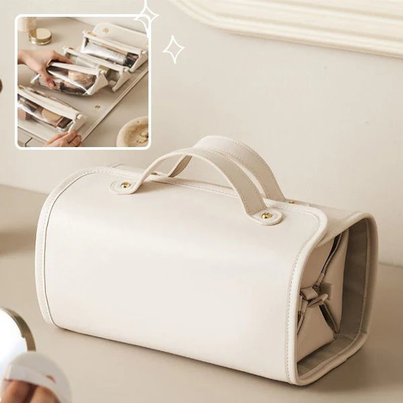 Large Capacity Portable Folding Cosmetic Bag