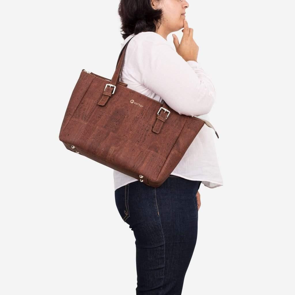 Cork Satchel Bag | Eco-Friendly Stylish Handbag