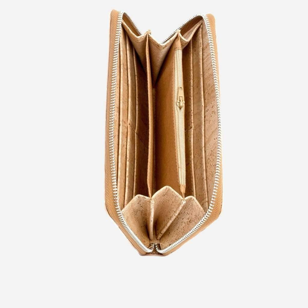 Women’s Long Cork Wallet | Eco-Friendly Slim Design