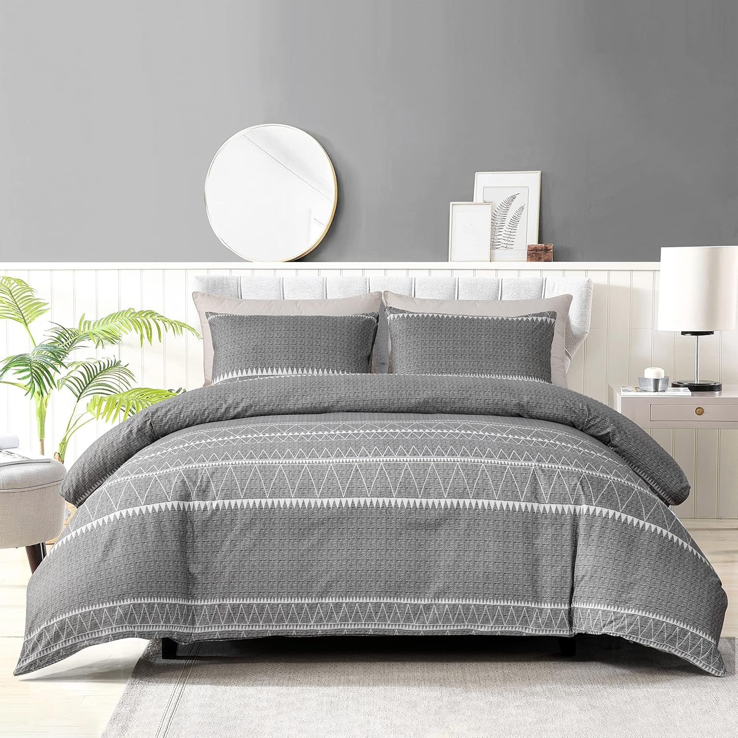 Bohemian Duvet Cover Set | Lightweight Duvet Cover with Pillow Sham