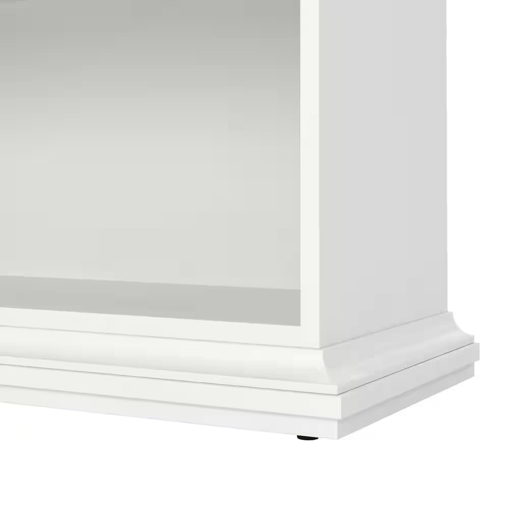 Sonoma White 5-Shelf Bookcase | Modern Open Storage Display