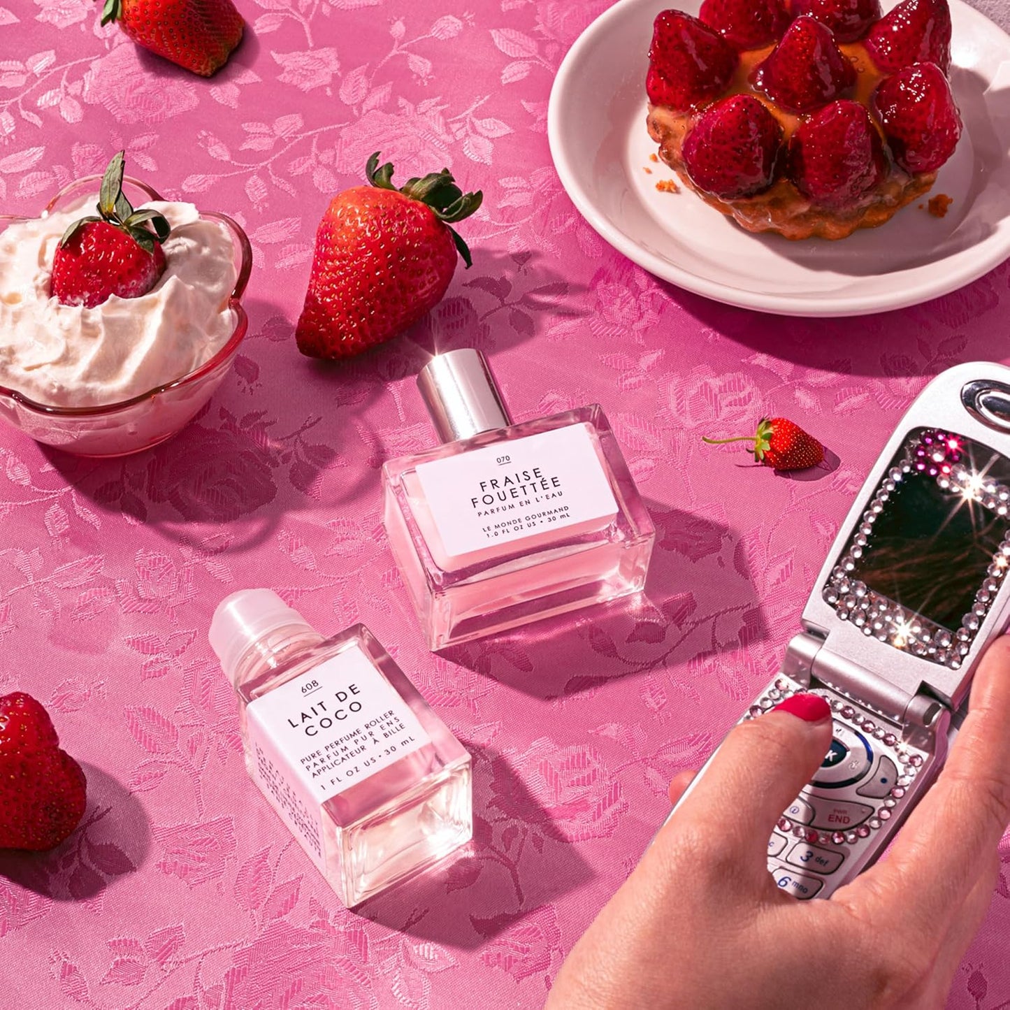 Fraise Fouettée Eau de Parfum |1 Fl Oz Vanilla, Strawberry & Sugar Scented Perfume