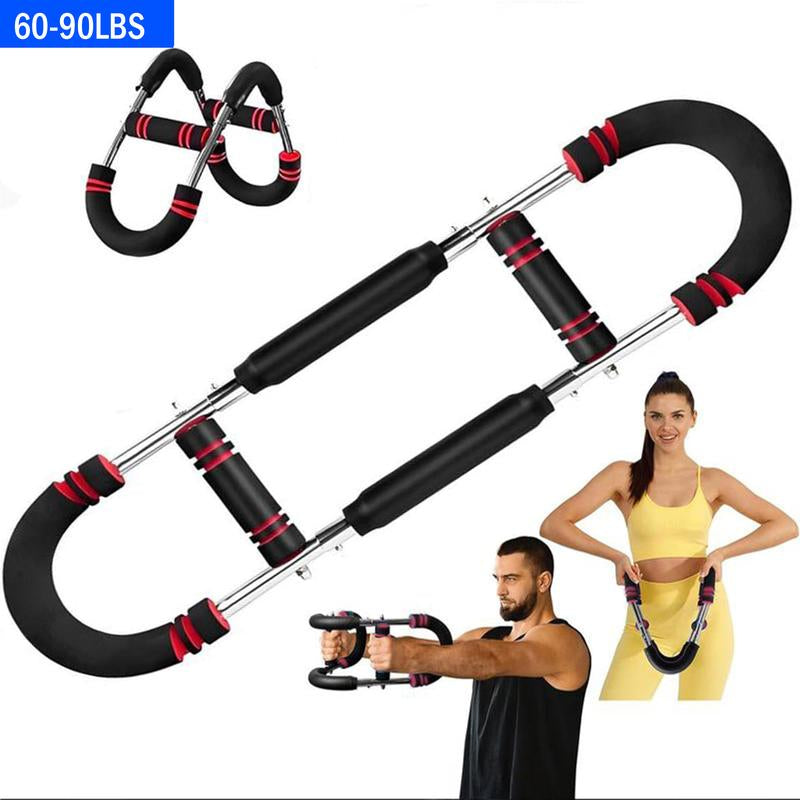 Arm Trainer、Chest Workout Strengthen Chest and Arm Muscles Men'S Fitness Trainer Detachable Portable Spring Resistance Home Fitness Equipment