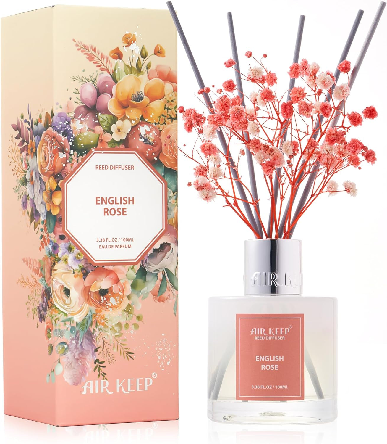 Clean Linen Reed Diffuser Set | Home Fragrance & Bathroom Decor