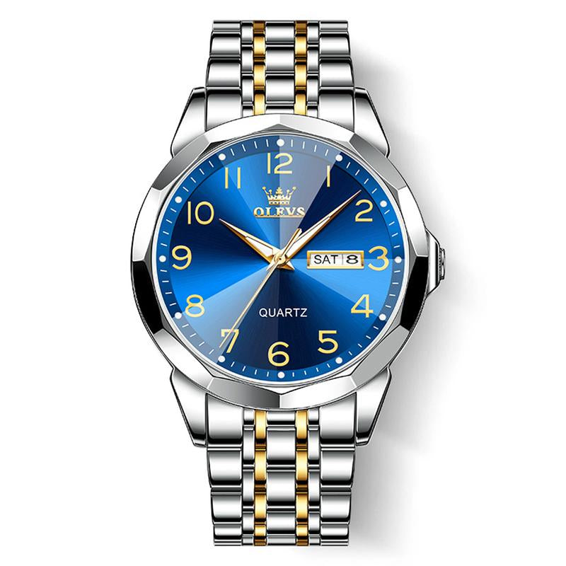 OLEVS Men'S Watches, Quartz Luxury Watches, Luminous Waterproof Chronograph Watches, Men'S Watches S K