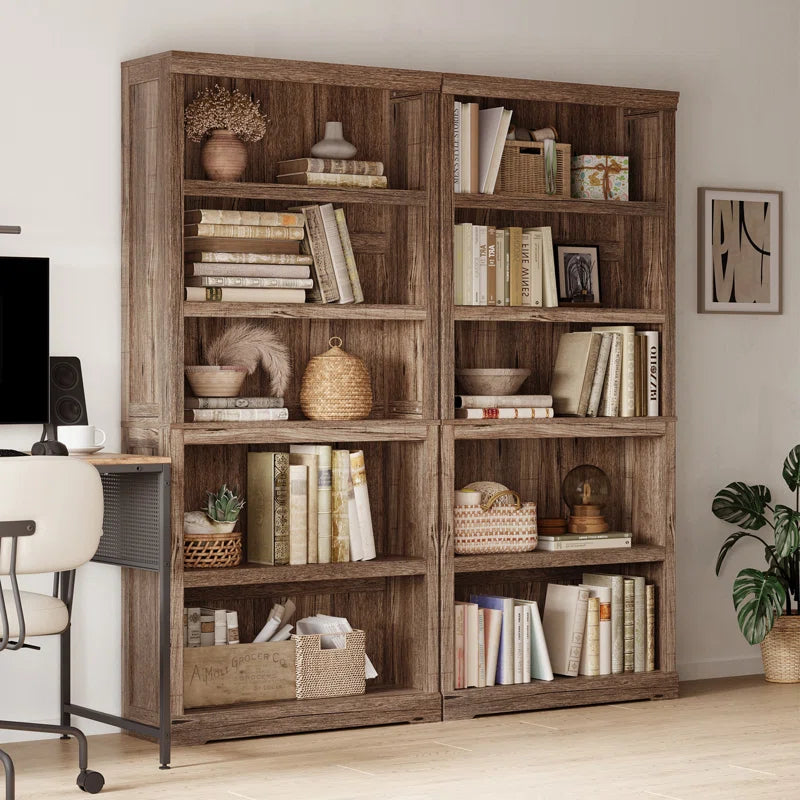 Kiwako Bookcase | Modern 5-Tier Open Storage Shelf