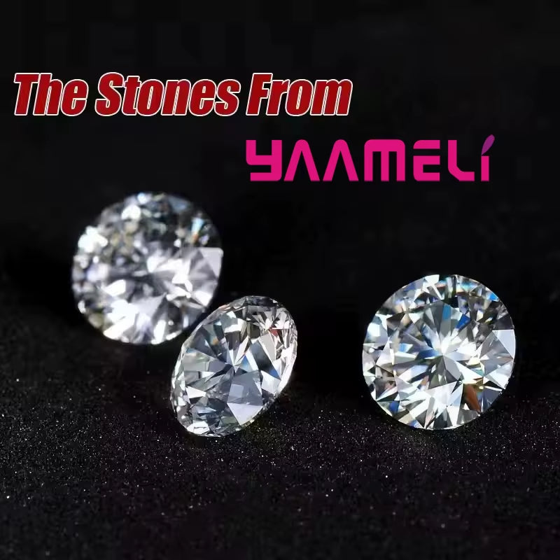 925 Sterling Silver Color Bridal Jewelry Set Classic Cubic Zircon Crystal Pendant Necklace Stud Earrings for Women Girls Gift