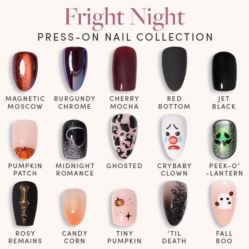 Glamnetic Fright Night Press-On Nail Collection