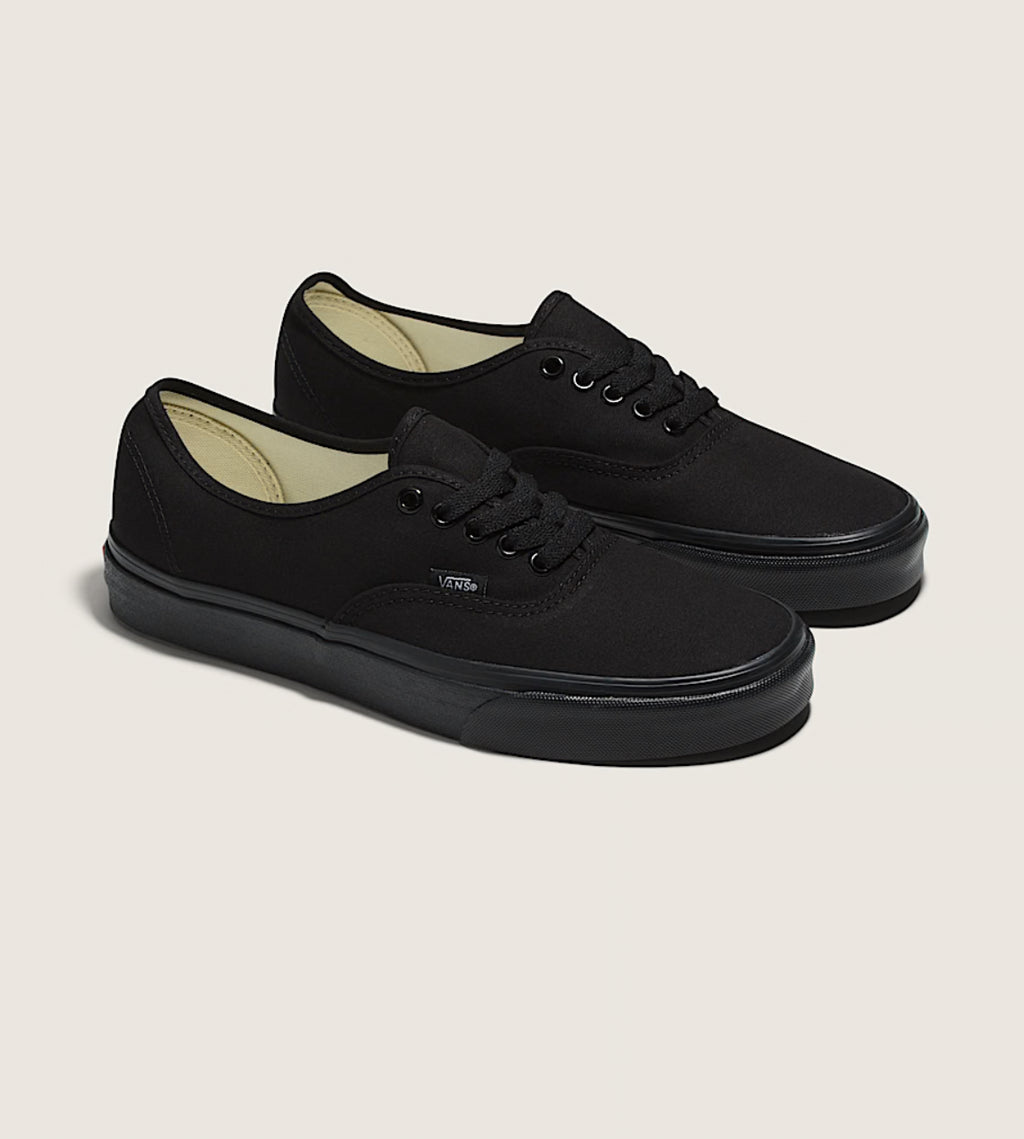 Vans Authentic Men’s Sneakers | Timeless Black Canvas Shoes