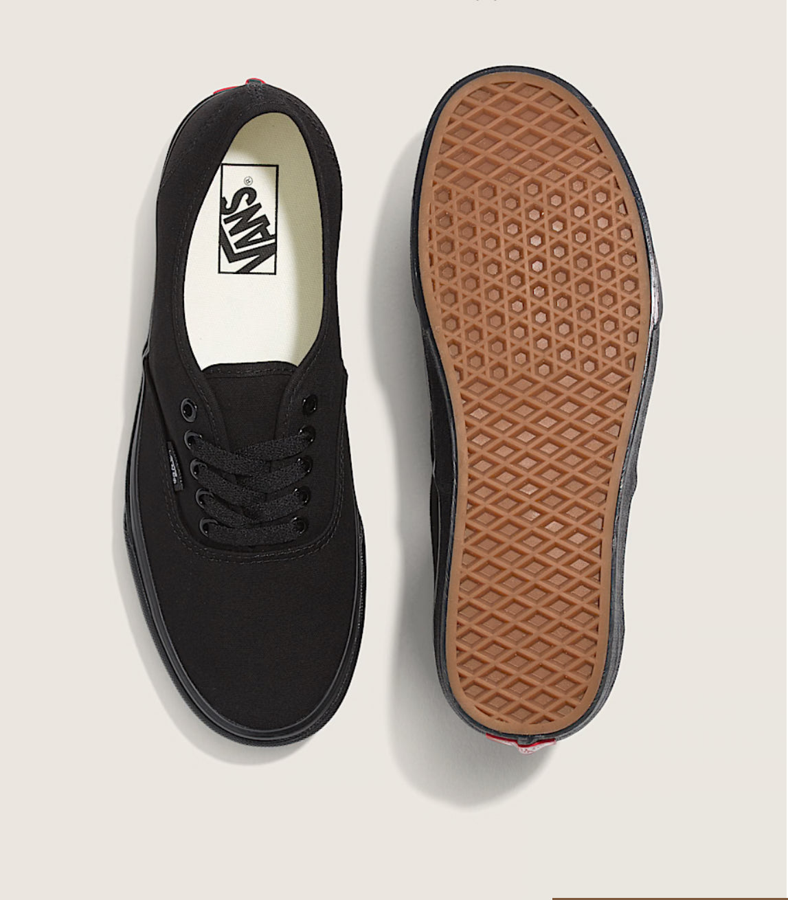 Vans Authentic Men’s Sneakers | Timeless Black Canvas Shoes