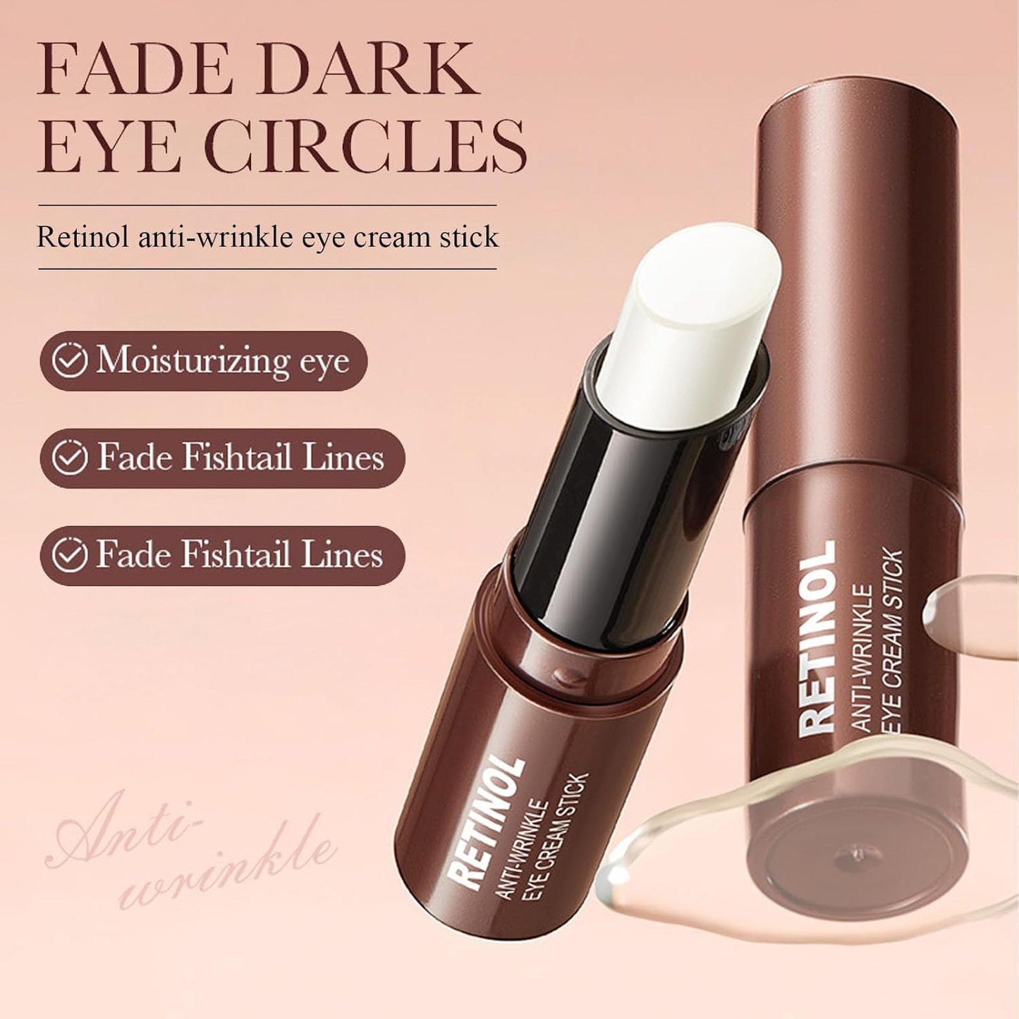 Retinol Skin Care Set | Anti-Aging Face Kit for Women, Firming & Tightening Skincare Set, Brown