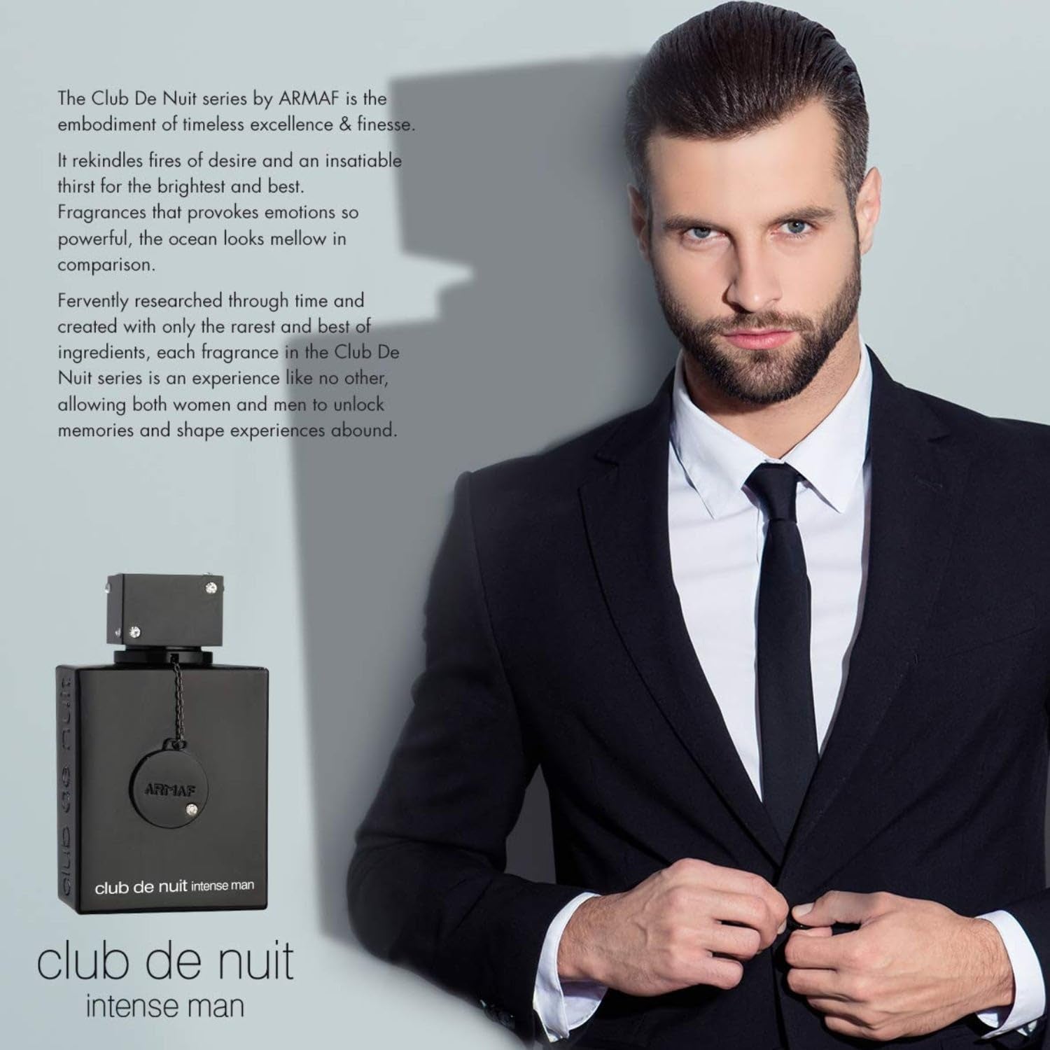 Club De Nuit Intense Man Eau de Toilette | 3.6 Oz Woody Spicy Masculine Fragrance