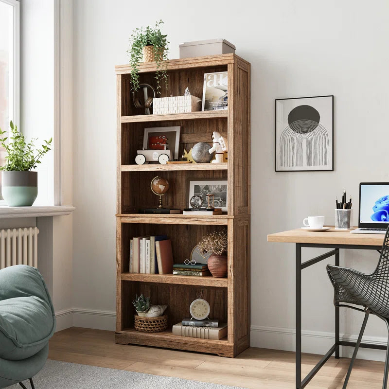 Kiwako Bookcase | Modern 5-Tier Open Storage Shelf