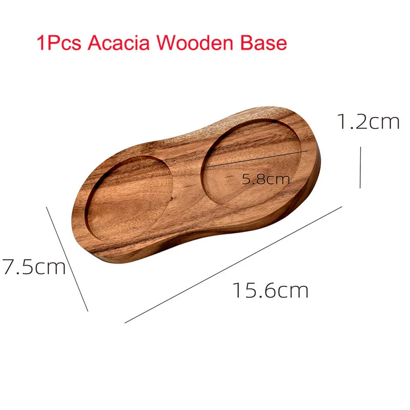 Acacia Wooden Salt & Pepper Grinder | Adjustable Ceramic Mill for Kitchen