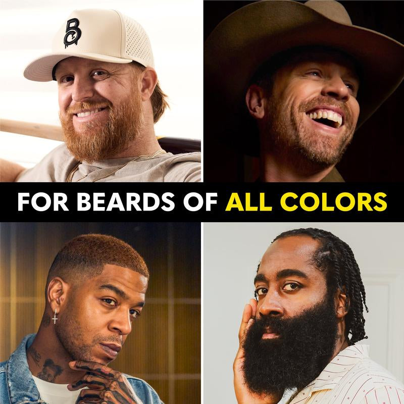 Beard Club One-Day Beard & Eyebrow Color - Available in Four Colors and Four Sizes - Temporary Color for Beard and Eyebrows, Covers Greys, Fills in Patches, and Enhances Volume - 30 Applications per Tube