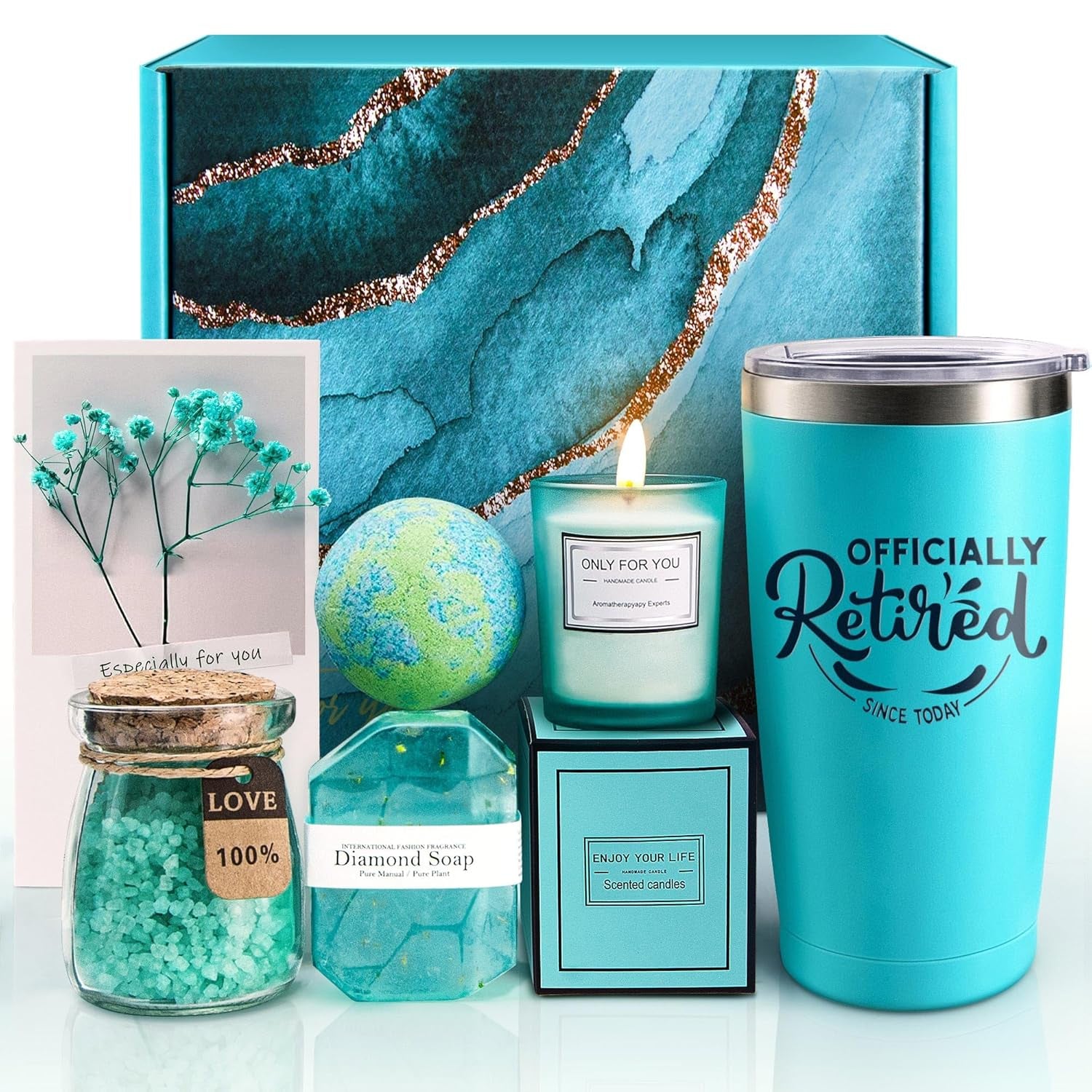 Birthday Gifts for Women, Relaxing Spa Gift Basket Set, Unique Gift Ideas for Women, Mother'S Day Gifts for Mom Sister Best Friend Wife, Employee Teacher Nurse Appreciation Gifts