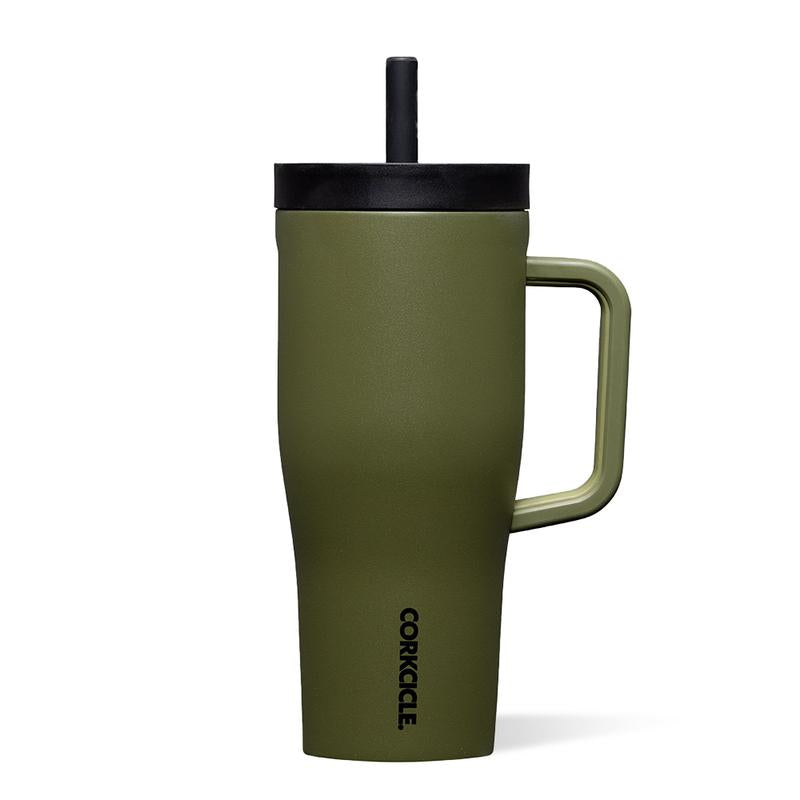 Corkcicle 22Oz Cruiser Tumbler - Leakproof, Insulated, Silicone Straw & Handle, 20-Hour Cold Retention, Dishwasher Safe Drinkware