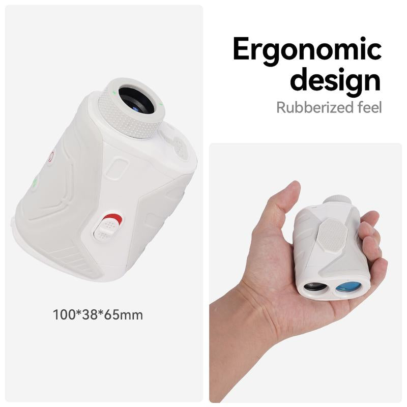 Aetronix Golf Rangefinder with Ramp, 1640 Yard Golf Rangefinder, Golf Laser Rangefinder, 7X Magnification, High Accuracy Flagstick Lock Vibration, Fast Focusing, Gifts for Men, Hunt Equipment Golf Rangefinder Golf Gadgets Golf Accessories