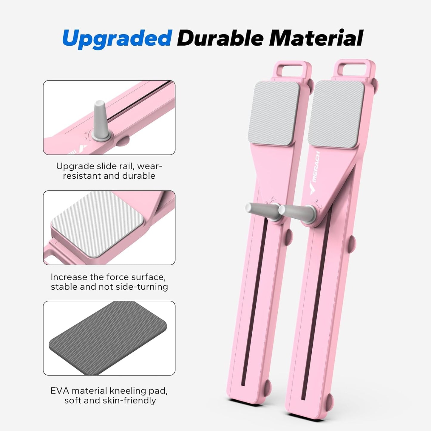 Multifunctional Pilates Board with Detachable Ab Trainer, Anti-Slip Design, and Portability for Core Workouts - Ideal Home Gym Equipment for Women