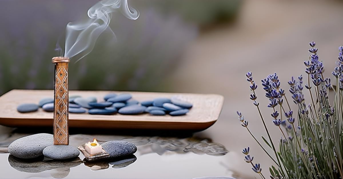 Wooden Incense Burner Tower | Stick & Cone Holder for Meditation & Home Fragrance