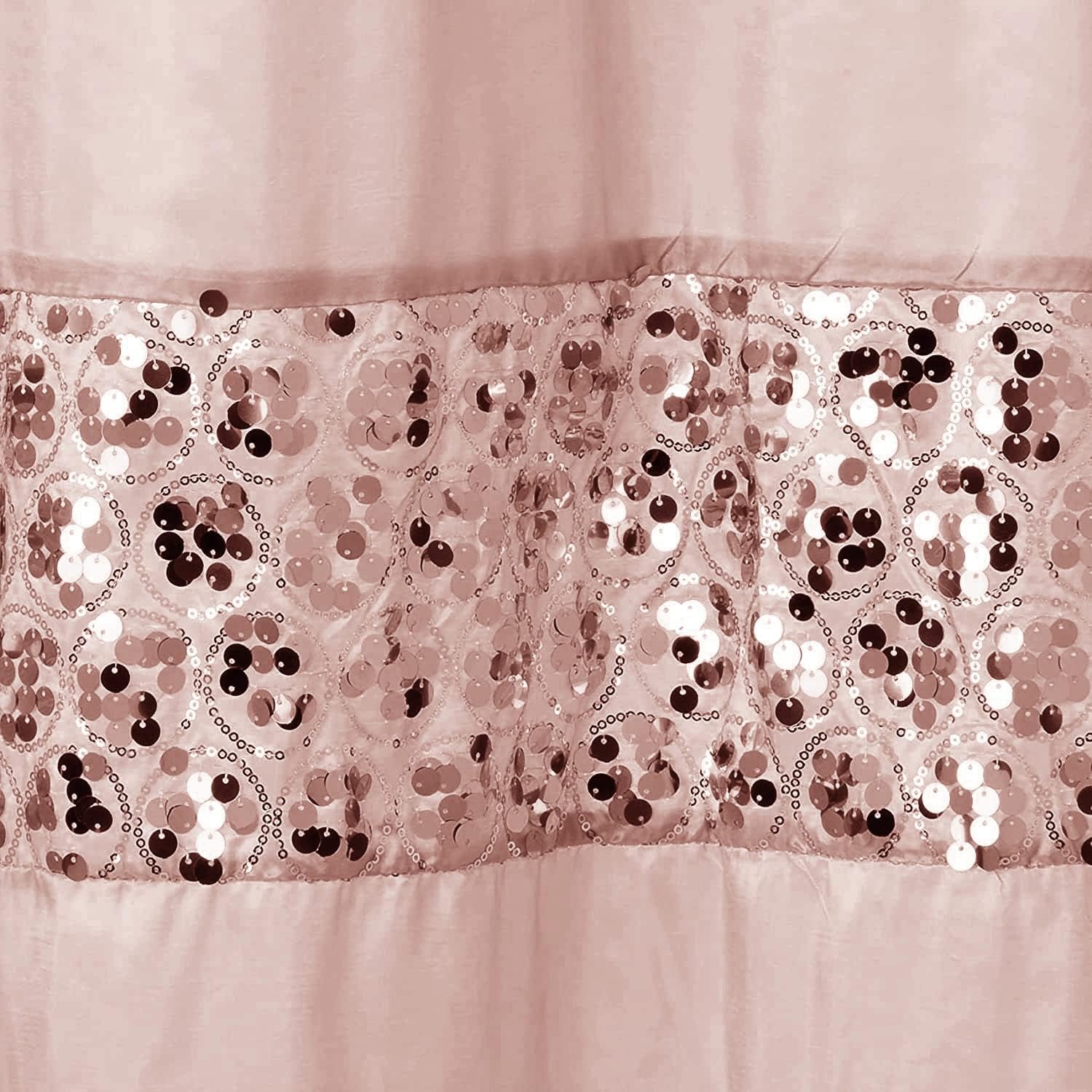 Sinatra Collection Shower Curtain | Blush Pink Modern Bathroom Décor