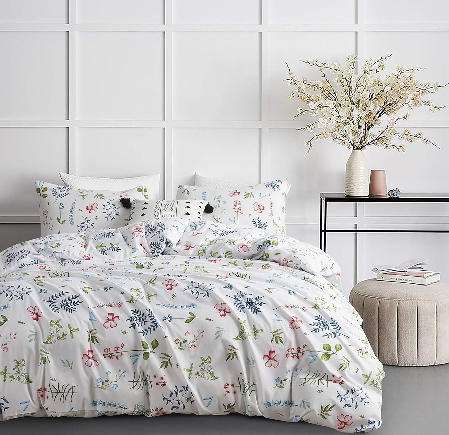 Bohemian Duvet Cover Set | Lightweight Duvet Cover with Pillow Sham