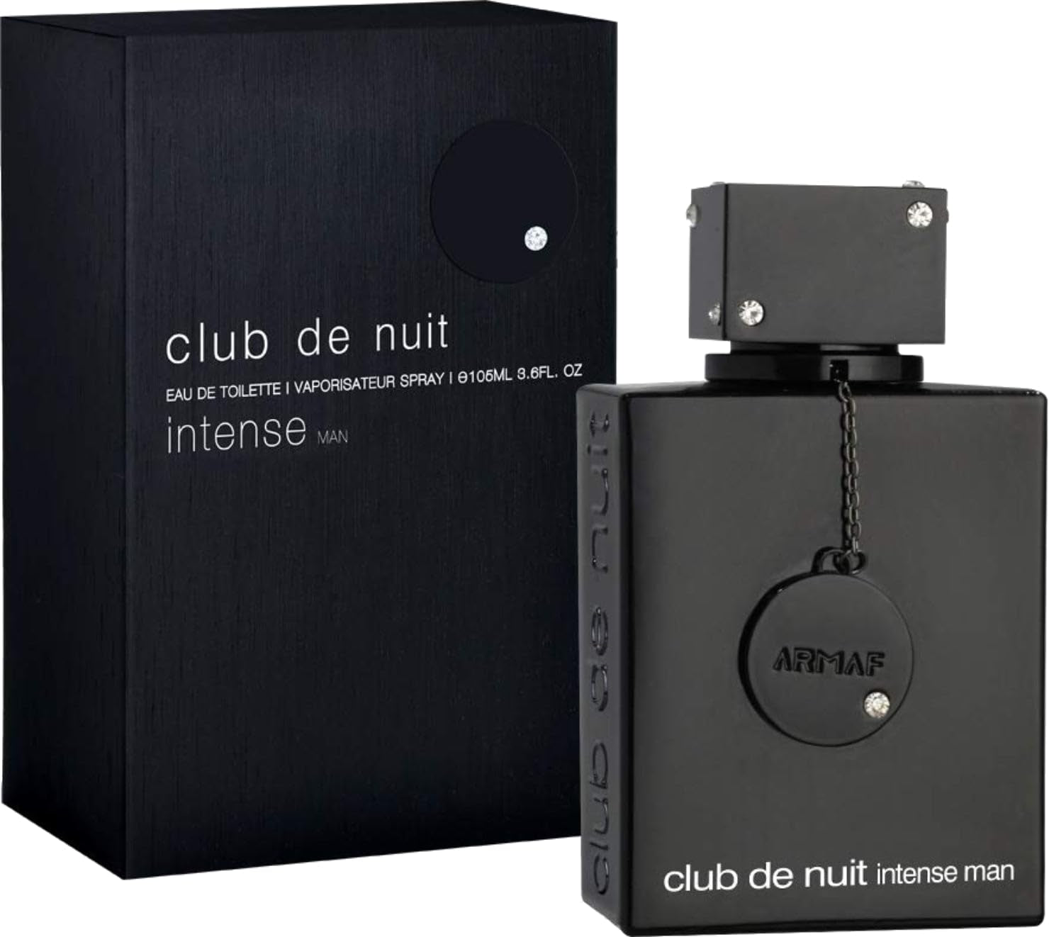 Club De Nuit Intense Man Eau de Toilette | 3.6 Oz Woody Spicy Masculine Fragrance