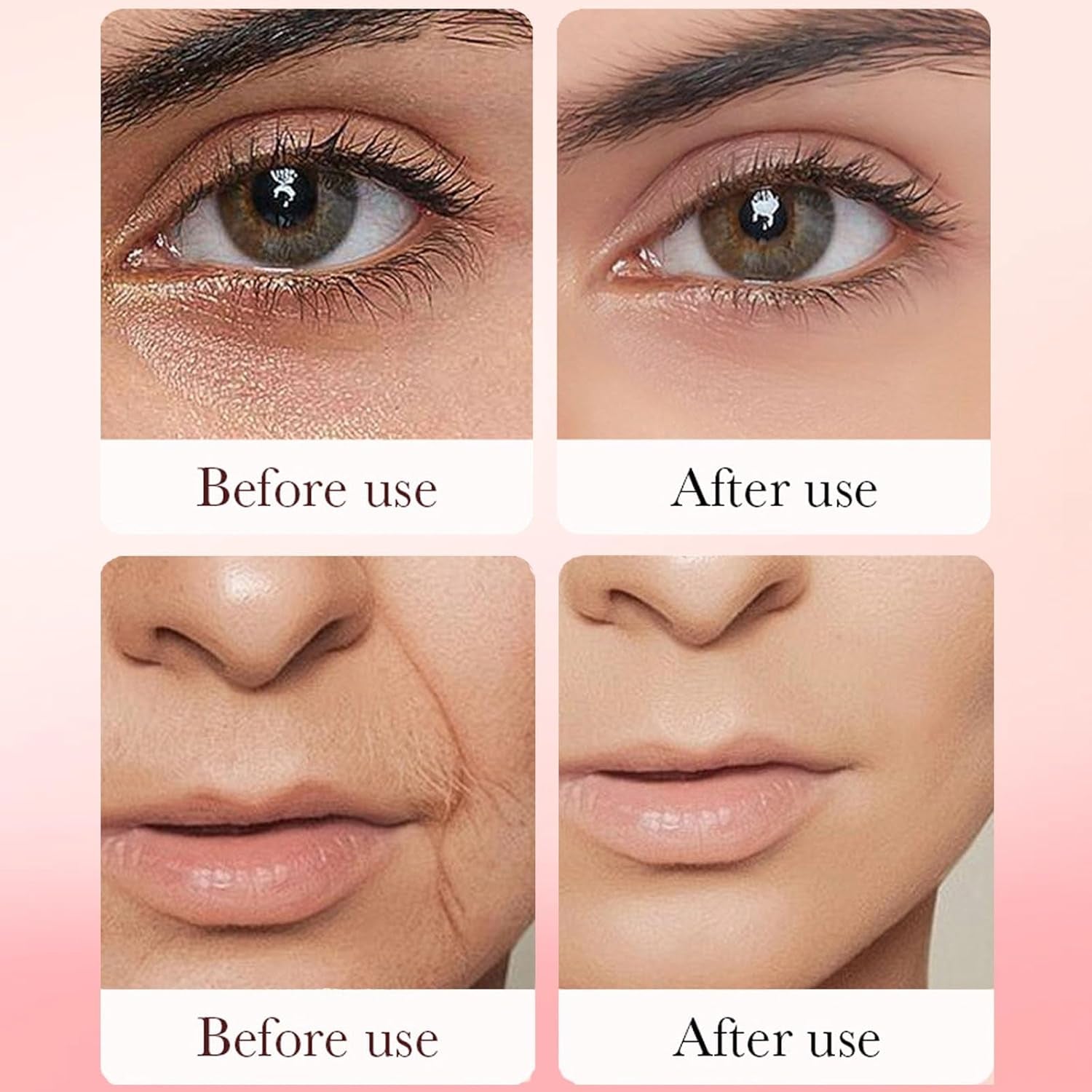 Retinol Skin Care Set | Anti-Aging Face Kit for Women, Firming & Tightening Skincare Set, Brown