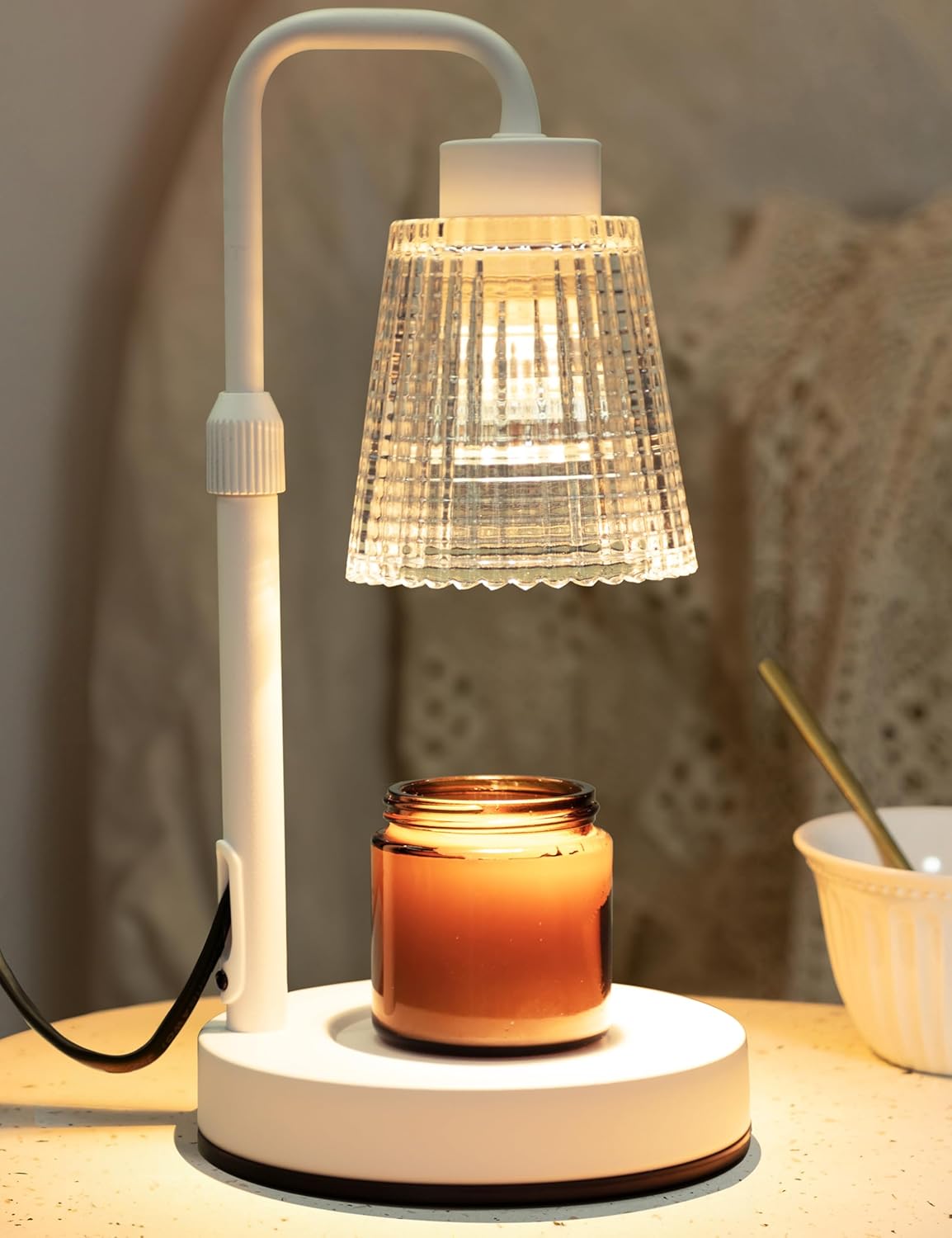 Candle Warmer Lamp with Timer & Dimmable Light – Wax Melt & Jar Candle Warmer
