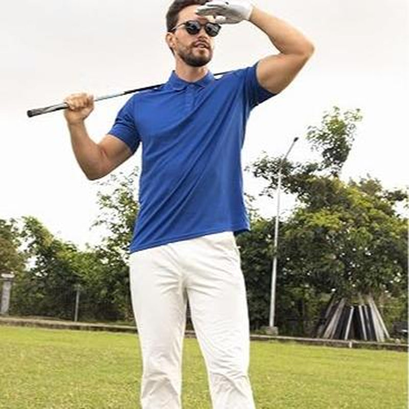 3/5 Pack Mens Polo Shirts Quick Dry Short Sleeve Golf T Shirt Performance Moisture Wicking Summer Casual Workout Tops