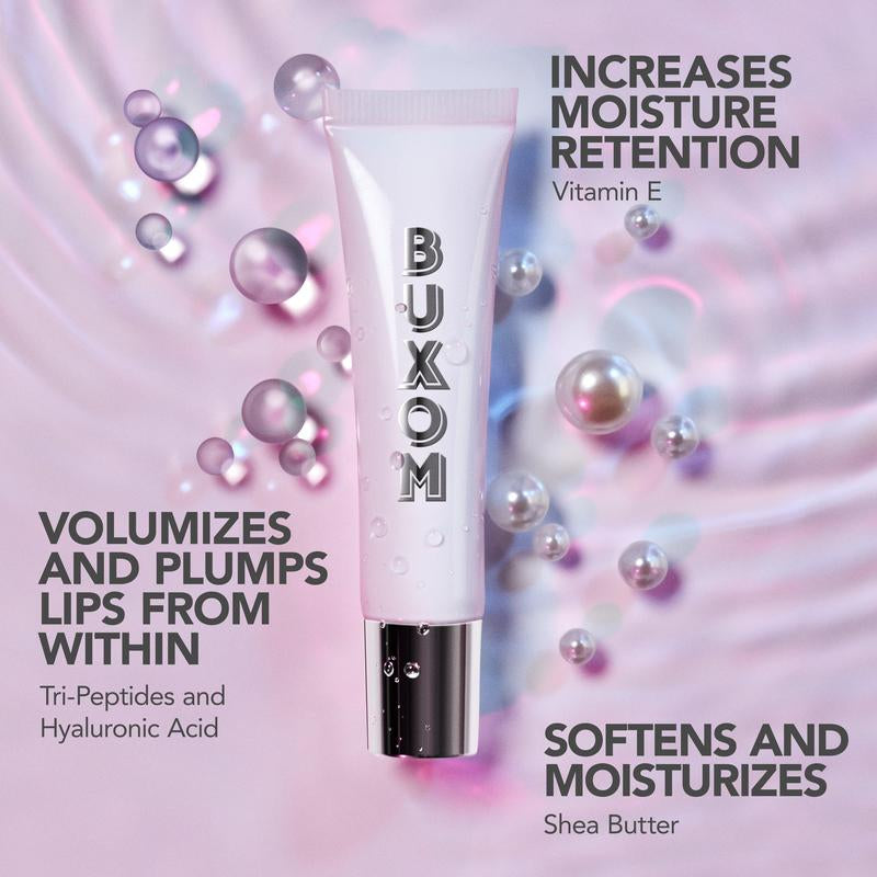 BUXOM Power-Full Plumping Peptide Lip Treatment - 36 Hour Hydration & Moisturizer for Fuller Lips - Dermatologist Tested & Suitable for All Skin Types